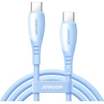Joyroom S-A59 Vibrant Series 60W USB-C - USB-C Cable 1.2m - Blue - (S-A59 C-C 60W 1.2m blue)
