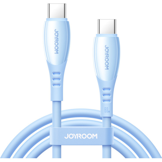 Joyroom S-A59 Vibrant Series 60W USB-C - USB-C Cable 1.2m - Blue - (S-A59 C-C 60W 1.2m blue)