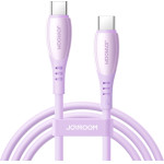 Joyroom S-A59 Vibrant Series 60W USB-C - USB-C Cable 1.2m - Purple - (S-A59 C-C 60W 1.2m purple)