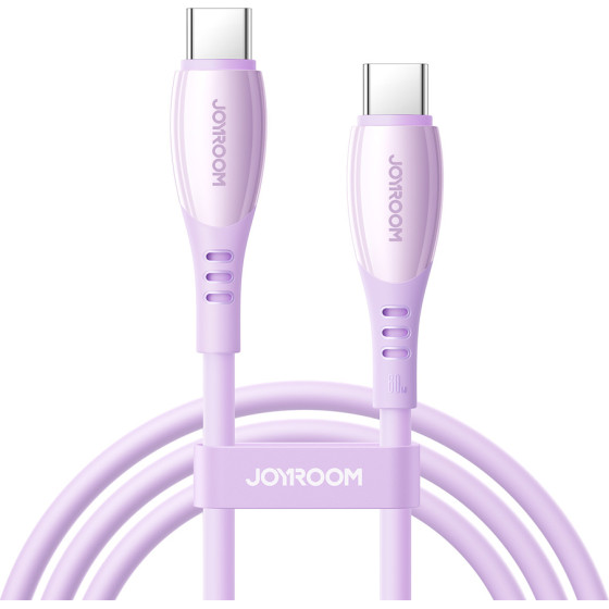 Joyroom S-A59 Vibrant Series 60W USB-C - USB-C Cable 1.2m - Purple - (S-A59 C-C 60W 1.2m purple)