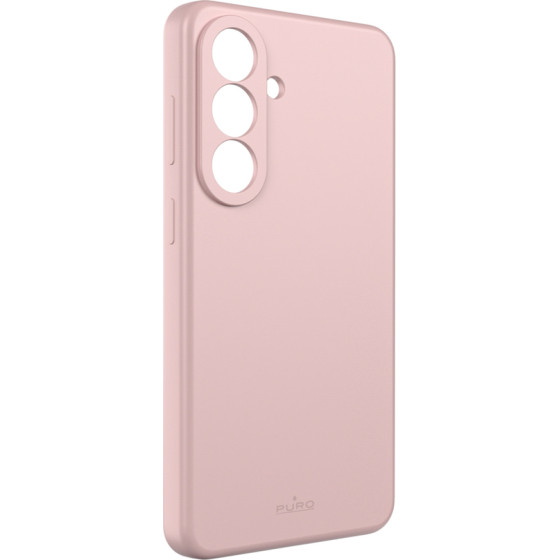 Puro Icon Mag Protective Case For Samsung Galaxy S26 Plus Silicone Compatible With Magsafe - Pink - (PUSGS26PICONMAGROSE)