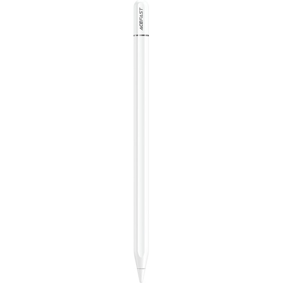 Acefast - Stylus Pen (V3) - For iPad, Active, Capacitive, With Wireless Charging, Minimal Lag, 90mAh, Type-C - White