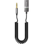Yesido - Audio Cable - Bluetooth Car Player, Usb To Jack 3.5mm, Coil Design, Nylon Braided, 1.4m - Black - (YAU82)