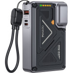 Yesido - Power Bank - Magnetic, Fast Charge, USB, Lightning, Type-C, Built-In Stand, Led Lights, 10000mAh, 22.5W - Grey - (YP89)