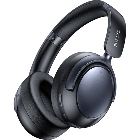 Yesido - Wireless Headphones - With Bluetooth V5.3, Hybrid Noise Cancelling, ENC, 500mAh - Black - (EP07)