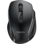 Yesido - Wireless Mouse - 2.4G Connection, 800 / 1200 / 1600 DPI, Low Noise - Black - (KB45)