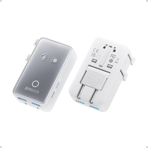 Anker Wall Charger Nano Travel, 20W, 3A, 2 x USB-A - 2 x USB-C, White - (A9215H21)