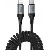 Hoco USB-C To Lightning Cable X121, 27W, 1.5m, Black