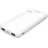 Philips Power Power Bank DLP1810CW 10000mAh Output USB-C 5V-3A/USB-A 5V-2.1A �� ������������ ������� USB-C,USB-A White - (DLP1810CW/GRS)