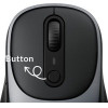 Keychron BM24 Wireless Mouse 1K Polling Rate Metal Gray - (BM24-C61)
