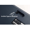 Keychron J5 Qmk Wireless Mechanical Keyboard Red Switch Hot-Swap Rgb 100% Us Dark Blue - (KJ5-H1Z)