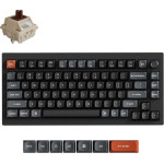 Keychron V1 Ultra QMK/Via 8K Wireless Custom Mechanical Keyboard Brown Switch Rgb 75% Us - (V1U-D3)