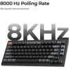 Keychron V1 Ultra QMK/Via 8K Wireless Custom Mechanical Keyboard Brown Switch Rgb 75% Us - (V1U-D3)