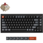 Keychron V1 Ultra QMK/Via 8K Wireless Custom Mechanical Keyboard Red Switch Rgb 75% Us - (V1U-D1)