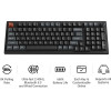 Keychron V5 Ultra QMK/Via 8K Wireless Custom Mechanical Keyboard Banana Switch Rgb 96% Us - (V5U-D4)