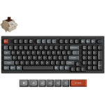Keychron V5 Ultra QMK/Via 8K Wireless Custom Mechanical Keyboard Brown Switch Rgb 96% Us - (V5U-D3)