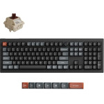 Keychron V6 Ultra QMK/Via 8K Wireless Custom Mechanical Keyboard Brown Switch Rgb 100% Us - (V6U-D3)
