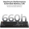 Keychron V6 Ultra QMK/Via 8K Wireless Custom Mechanical Keyboard Brown Switch Rgb 100% Us - (V6U-D3)