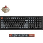 Keychron V6 Ultra QMK/Via 8K Wireless Custom Mechanical Keyboard Red Switch Rgb 100% Us - (V6U-D1)