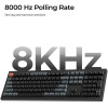 Keychron V6 Ultra QMK/Via 8K Wireless Custom Mechanical Keyboard Red Switch Rgb 100% Us - (V6U-D1)