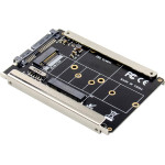 Powertech ����� ���������� 2.5'' Sata �� M.2 B & Msata Ssd 6GBps - (ST525)