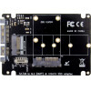 Powertech ����� ���������� 2.5'' Sata �� M.2 B & Msata Ssd 6GBps - (ST525)