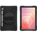 4sMarts Armored Case With Handle Rugged Case Grip For Samsung Galaxy Tab S11 Black - (541767)