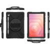 4sMarts Armored Case With Handle Rugged Case Grip For Samsung Galaxy Tab S11 Black - (541767)