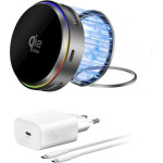 4sMarts Wireless Charger 25W Qi2 25 Magsafe Rgb Grey - (541761)