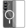Vivid Set Magsafe Acrylic Case + Full Face Tempered Glass Samsung Galaxy S26 - (Vivid-Mag-TG.Ff 1-26010001)