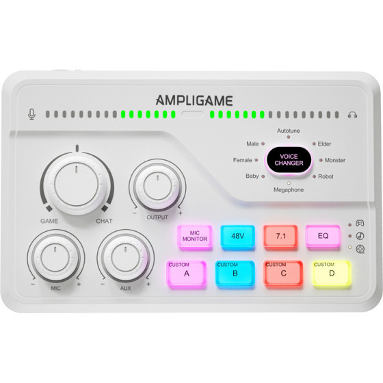 Fifine Rgb Gaming Mixer (�����) - (SC8W)