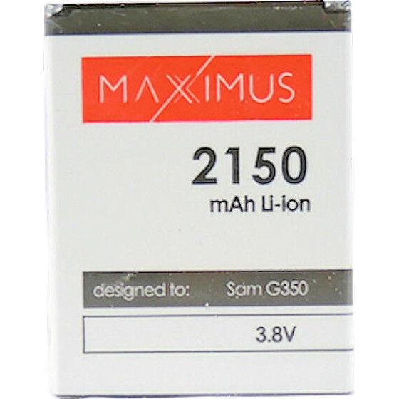 Maxximus Bat Sam G350 Core Plus 2150 Mah EB-B185BE