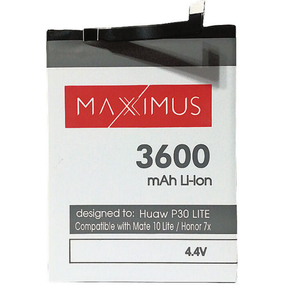 Maxximus Battery Huawei P30 Lite 3600 Mah Li-Ion, HB356687ECW