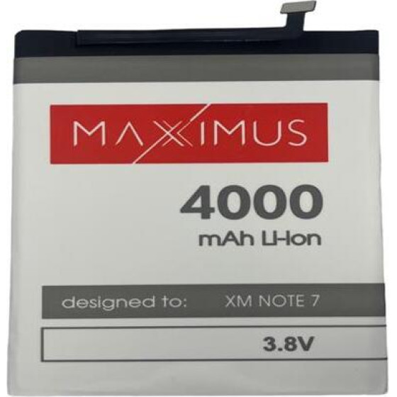 Maxximus Battery Xiaomi Redmi Note 7 4000mAh BN4A