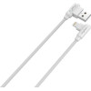 Maxximus Cable Mx Corner Fast Charge Lightning 2.4A/1M, White ANGULAR