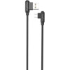 Maxximus Cable Mx Corner Fast Charge Micro Usb 2.4A/1M/ Black ANGULAR