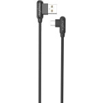 Maxximus Cable Mx Corner Fast Charge Micro Usb 2.4A/1M/ Black ANGULAR