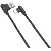Maxximus Cable Mx Corner Fast Charge TYPE-C 2.4A/1M/Black ANGULAR