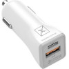Maxximus Car Charger Mx Kappa 18W PD+QC, USB-A+C WHITE