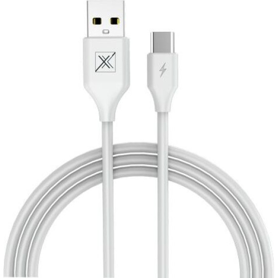 Maxximus Mx Set Cable 2.4A/TYPE-C/1M WHITE