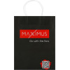 Maxximus Paper Bag Black 21x11x27CM