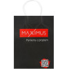 Maxximus Paper Bag Black 21x11x27CM
