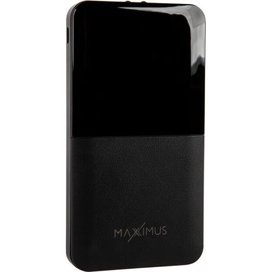 Maxximus Powerbank Mx Roth 10 000 mAh, 2XUSB, 10W Li-Po, BLACK, + Microusb CABLE