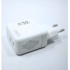 Maxximus Wall Charger Mx Burst Gan Pd 35W, 2xUSB-C + C/Lightning Pd Cable 20W WHITE