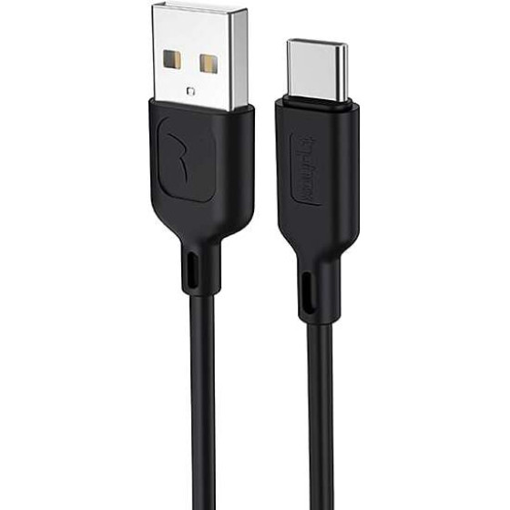 T-Phox Cable Fast TYPE-C 2.4A 1.2M BLACK