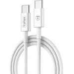 T-Phox Cable Glary Lite Series 3W 1M USB-C/USB-C WHITE