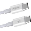 T-Phox Cable Glary Lite Series 3W 1M USB-C/USB-C WHITE