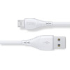 T-Phox Cable Nature Micro Usb White 1.2M 3A