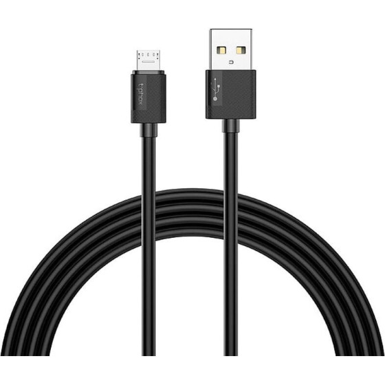 T-Phox Cable Nets Micro Usb Black 3A ; Pvc ; 1,2M
