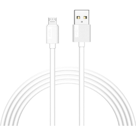 T-Phox Cable Nets Micro Usb White 3A ; Pvc ; 1,2M